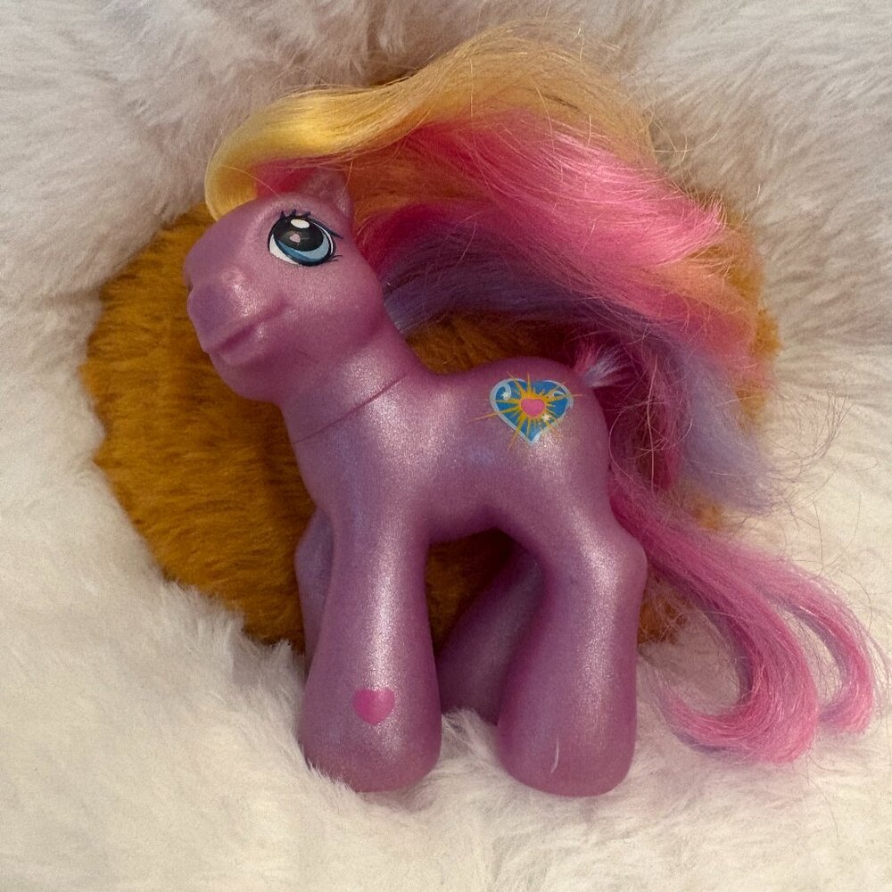 My Little Pony (MLP) Baby Pink Sunsparkle 2002 G3 Hasbro (SKU: 303TO)